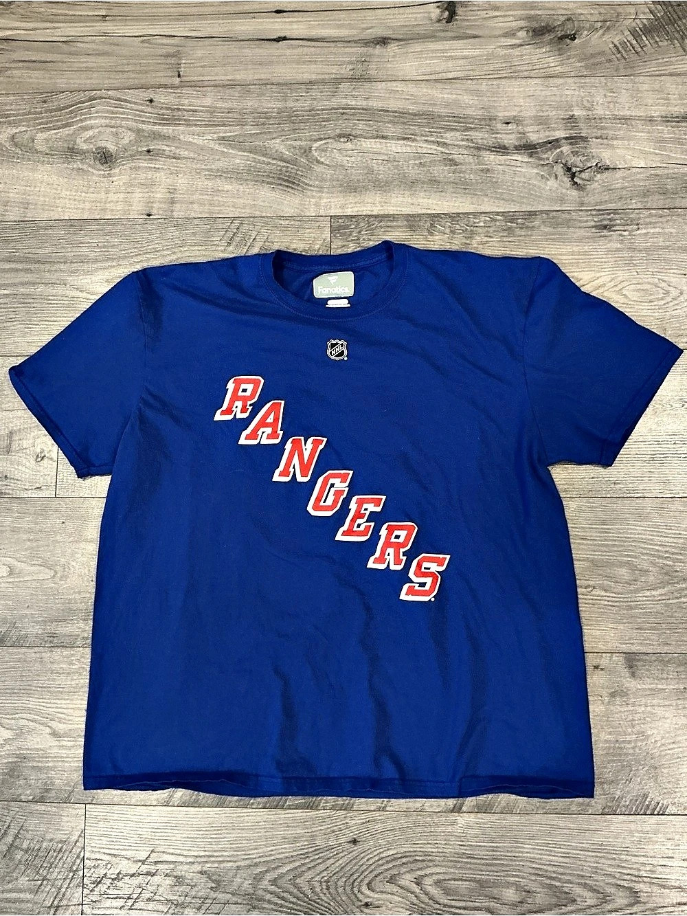 Fanatics Matt Rempe New York Rangers Authentic Stack Name & Number T-Shirt